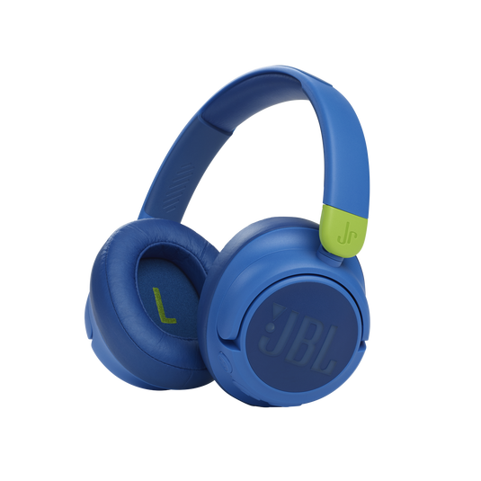 JBL JR 460NC - Blue - Wireless over-ear Noise Cancelling kids headphones - Hero image number null